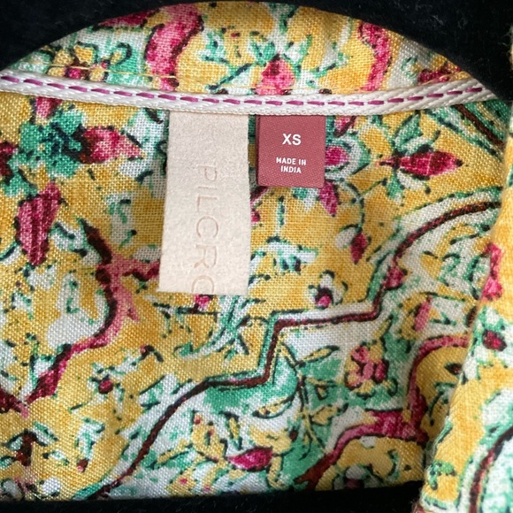 Anthropology Pilcro Pintuck Peasant Blouse, Size XS - Picture 13 of 13